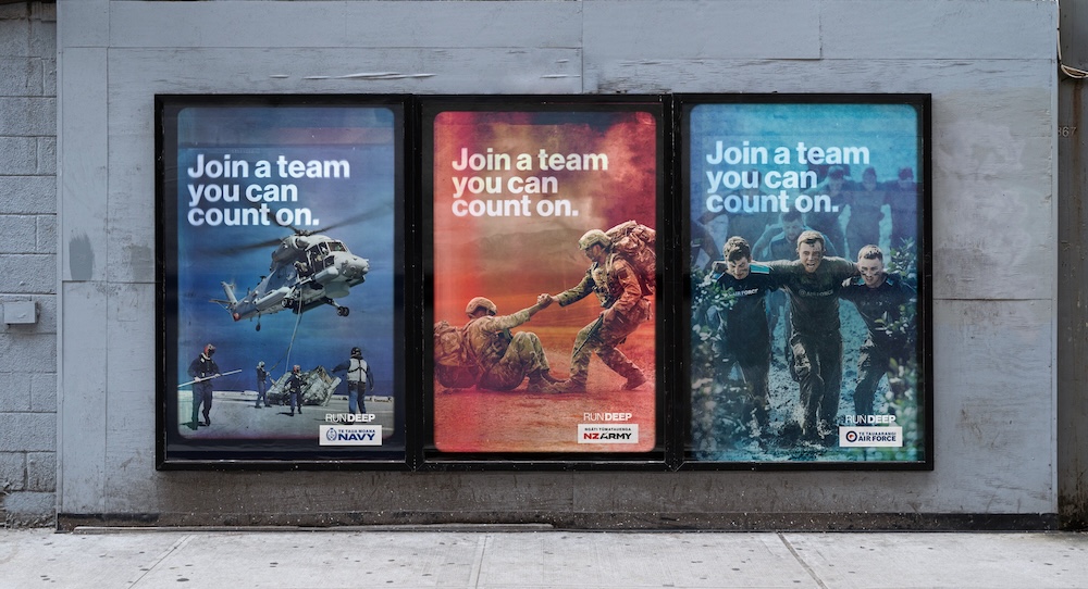 New Zealand Defence Force recruits Special Wellington as new creative agency; launches new ‘Join a team you can count on’ campaign