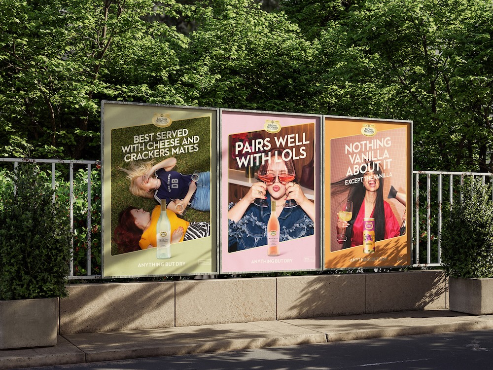 Brown Brothers celebrates fruity wine in all its forms in ‘Anything But Dry’ platform via TABOO