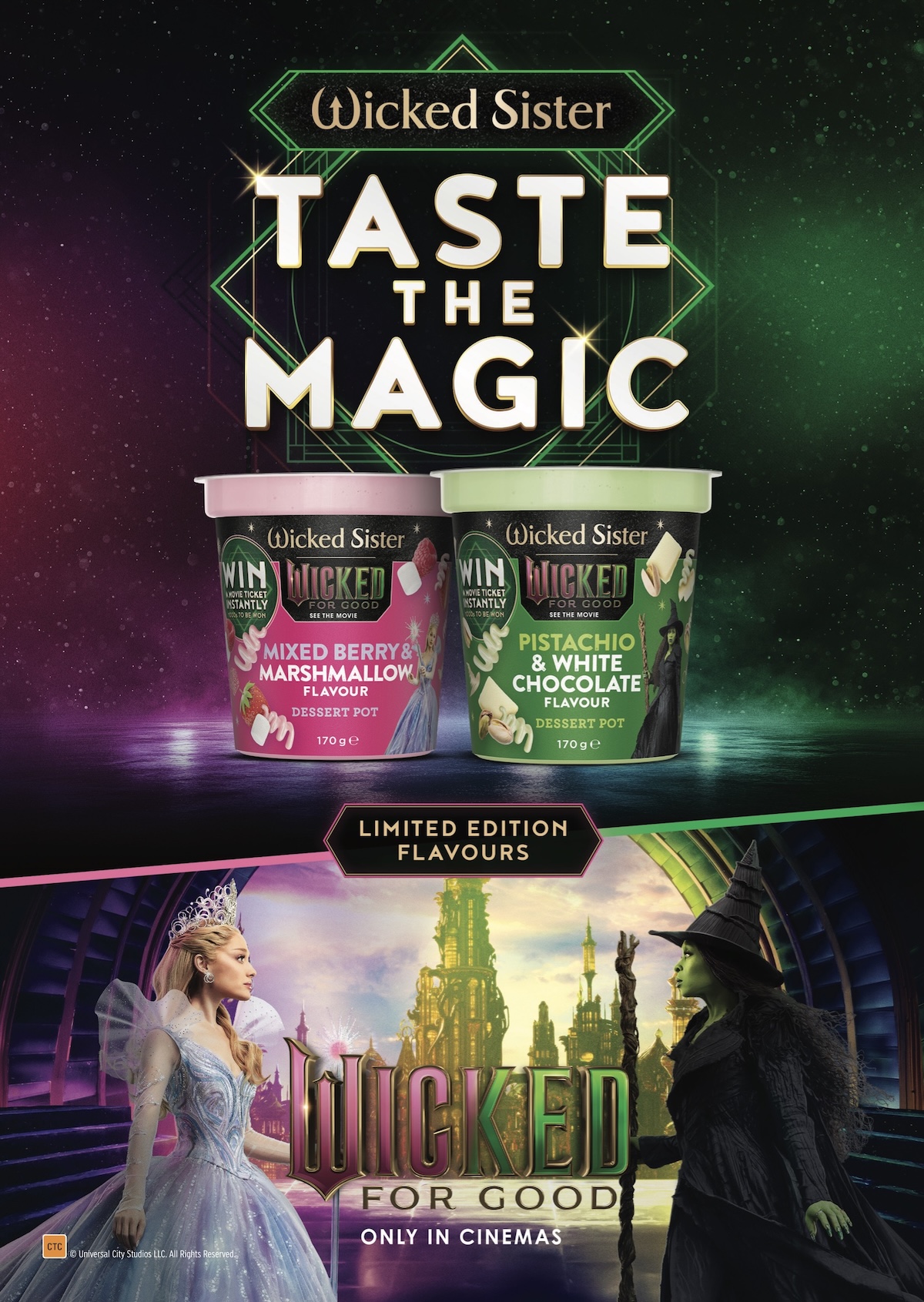Wicked Sister launches new Wicked: For Good ‘Taste the Magic’ campaign via Communicado