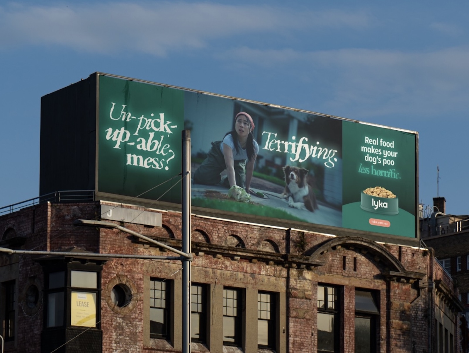 Lyka launches a mini horror movie about bad doggie doo doo via OUTSIDE IN and DIVISION 