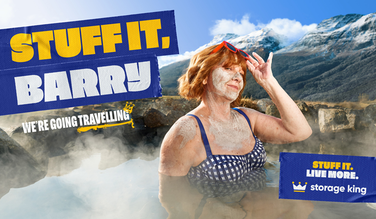 Bev and Barry say ‘Stuff It. Live More.’ in new Storage King brand platform via Ogilvy