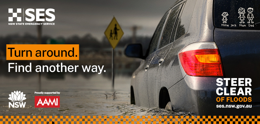 NSW State Emergency Service launches new ‘Steer Clear’ campaign via The Idea Shed to drive life-saving floodwater decisions